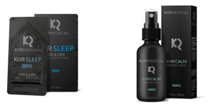 KOR Medical CBD-infused wellness products