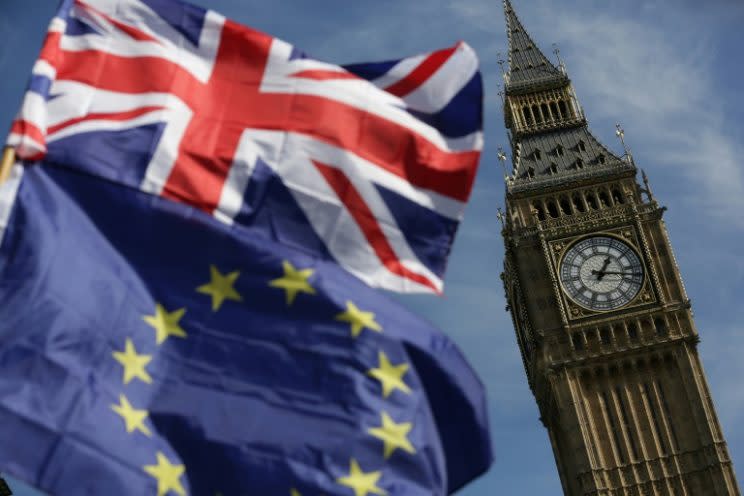 El gobierno de Theresa May activa este miércoles el artículo 50 del Tratado de Lisboa para abandonar la UE (AFP)