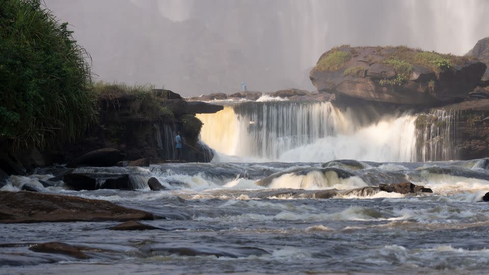 The falls are one of the largest in Africa, although less than a third the size of Victoria Falls. - Nick Migwi/CNN