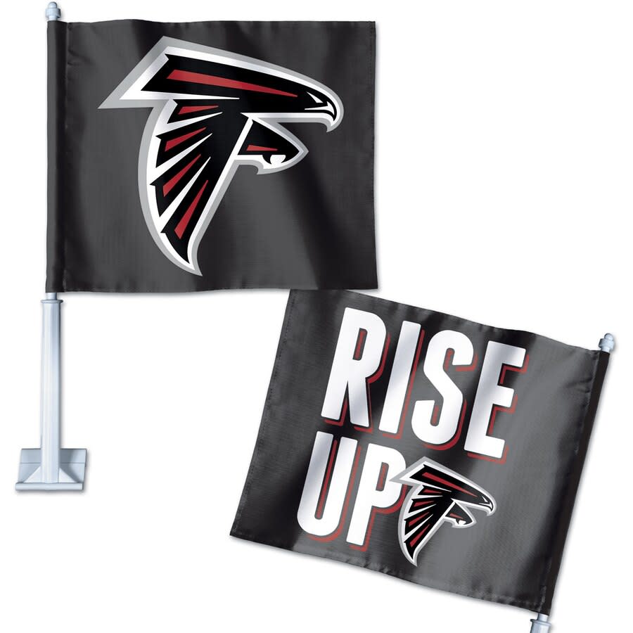 Falcons Double-Sided Slogan Car Flag