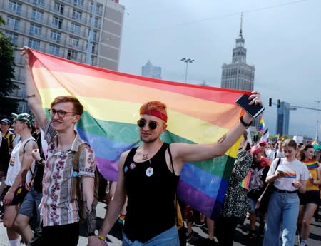 "Equality Parade" rally in support of the LGBT community in Warsaw