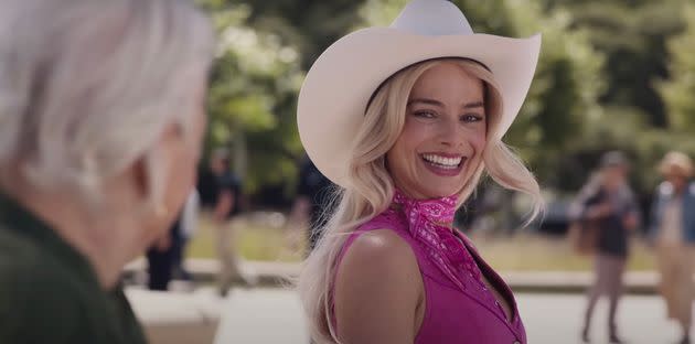 Barbie meets her namesake in the new film's trailer