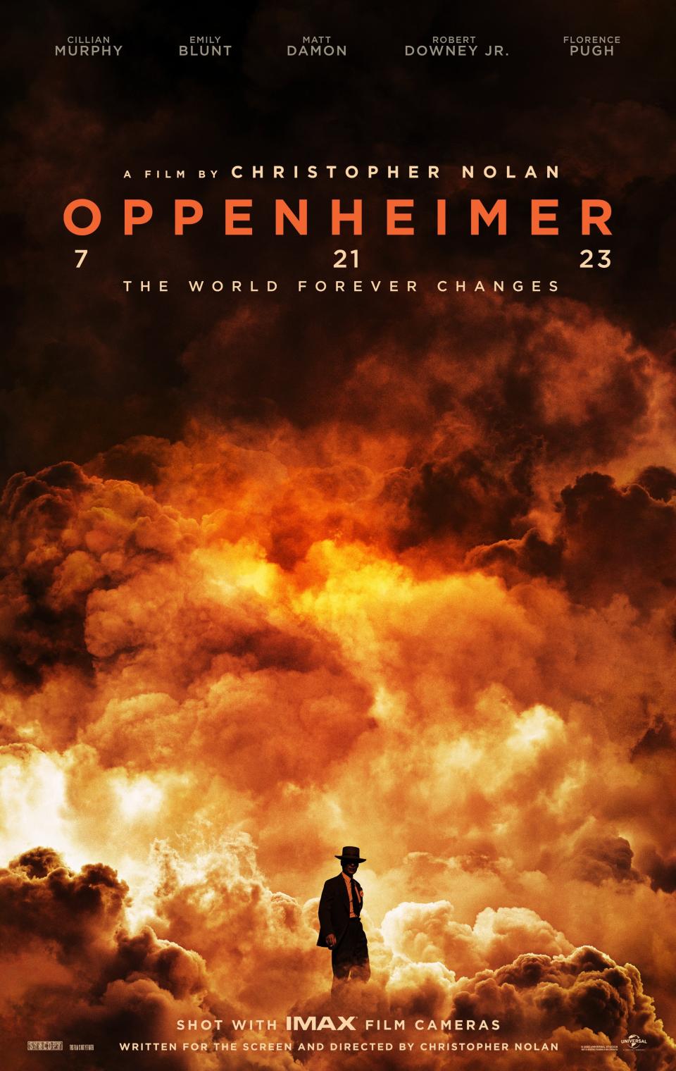 Póster de Oppenheimer, de Christopher Nolan (Imagen: OppenheimerFilm)