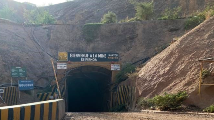 Entrance to the Perkoa mine in Burkina Faso