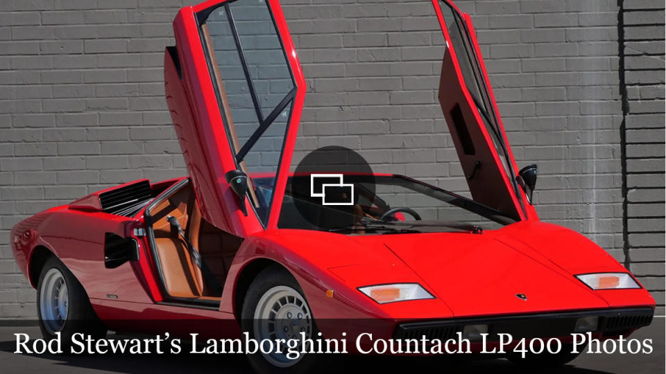 Rod Stewart’s 1977 Lamborghini Countach LP400 Periscopio in Photos