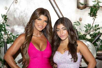 Teresa Giudice and Milania Giudice posing for a photo