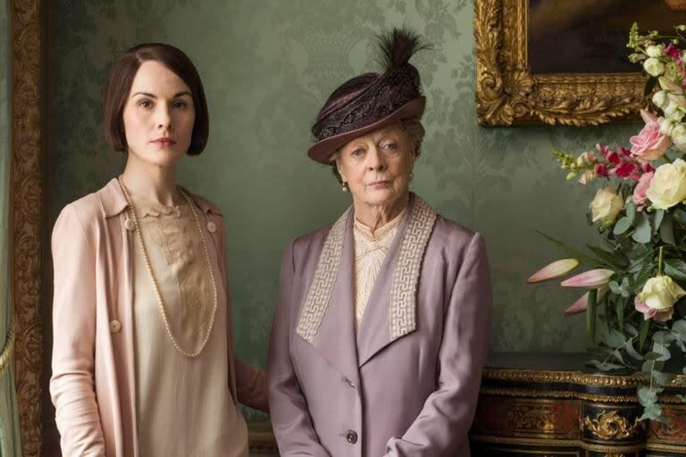 Michelle Dockery y Maggie Smith en Downton Abbey: Una nueva era