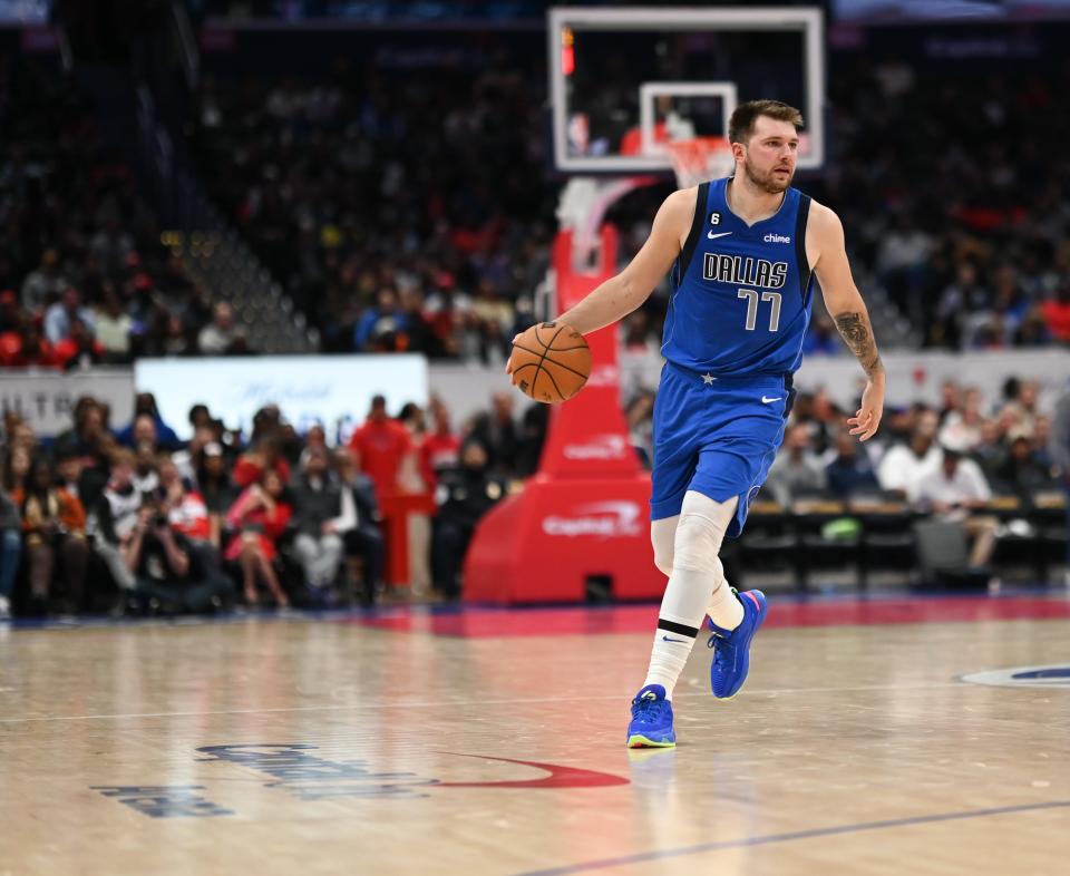 Mavericks guard Luka Doncic is averaging a league-best 33.6 points this season.