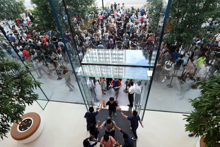 Aside from Singapore, Apple's Asia shops are located in Hong Kong, China and Japan