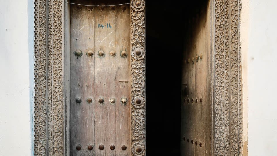 One of Stone Town's ornately carved doors. - Mahmut Serdar Alakus/Anadolu Agency/Getty Images