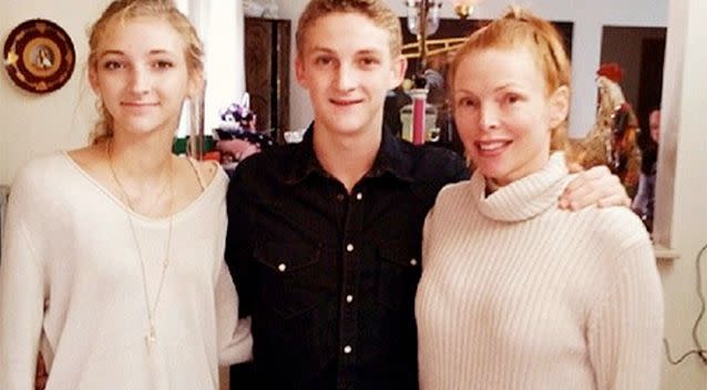 Jennifer (right) with her daughter, Jacqueline (left) and son Alex (centre). Photo: Supplied.