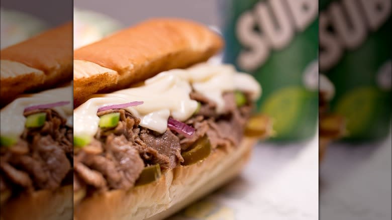 Subway's Steak and Cheese sub