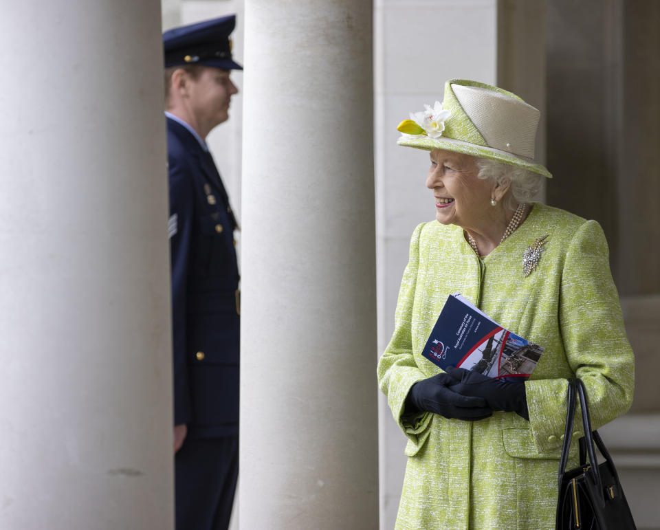 The Queen made her first visit outside the castle of the year. (PA Images)