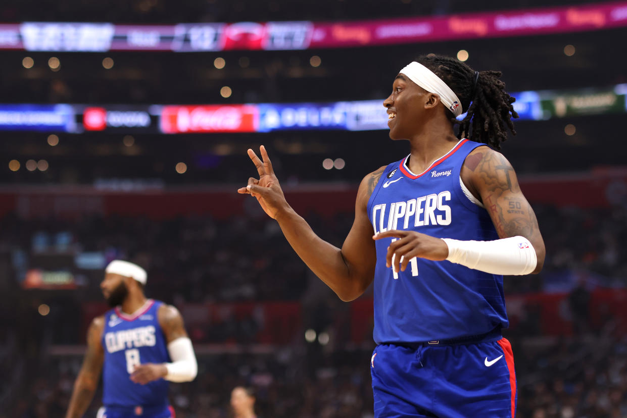 Terance Mann #14 of the Los Angeles Clippers has fantasy value