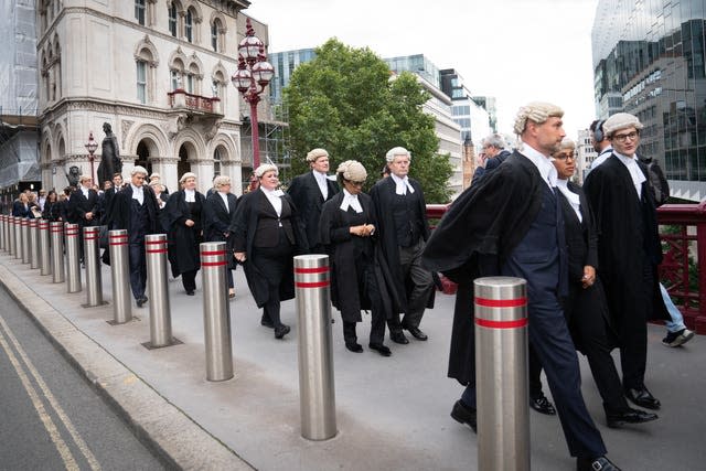 King's Counsel take part in wreath-laying ceremony