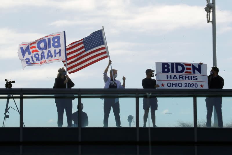 U.S. Democratic presidential candidate and former Vice President Joe Biden campaigns in Cleveland