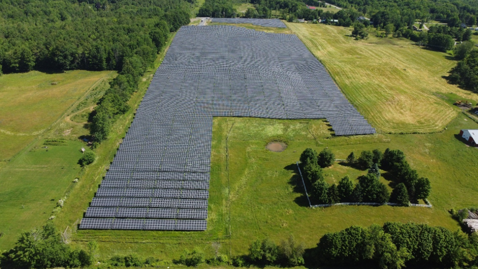 The newly opened 7.3 megawatts community solar farm in Farmingdale is one of the first of five fully operational projects owned and operated by Nautilus Community Solar in Maine.