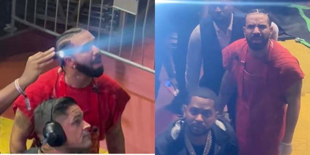 Drake defends a fan at his concert after they got into a confrontation with  another concertgoer over a towel the rapper threw into the crowd