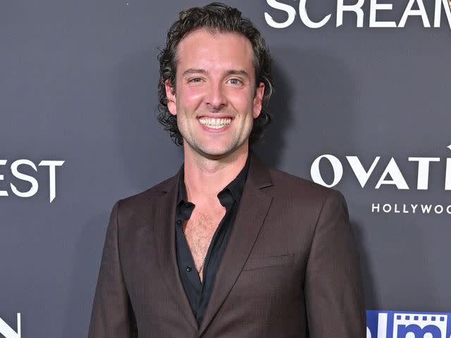 <p>Axelle/Bauer-Griffin/FilmMagic</p> Malin Akerman's husband Jack Donnelly attends Screamfest LA World Premiere of The Avenue's "Slayers" on October 14, 2022.