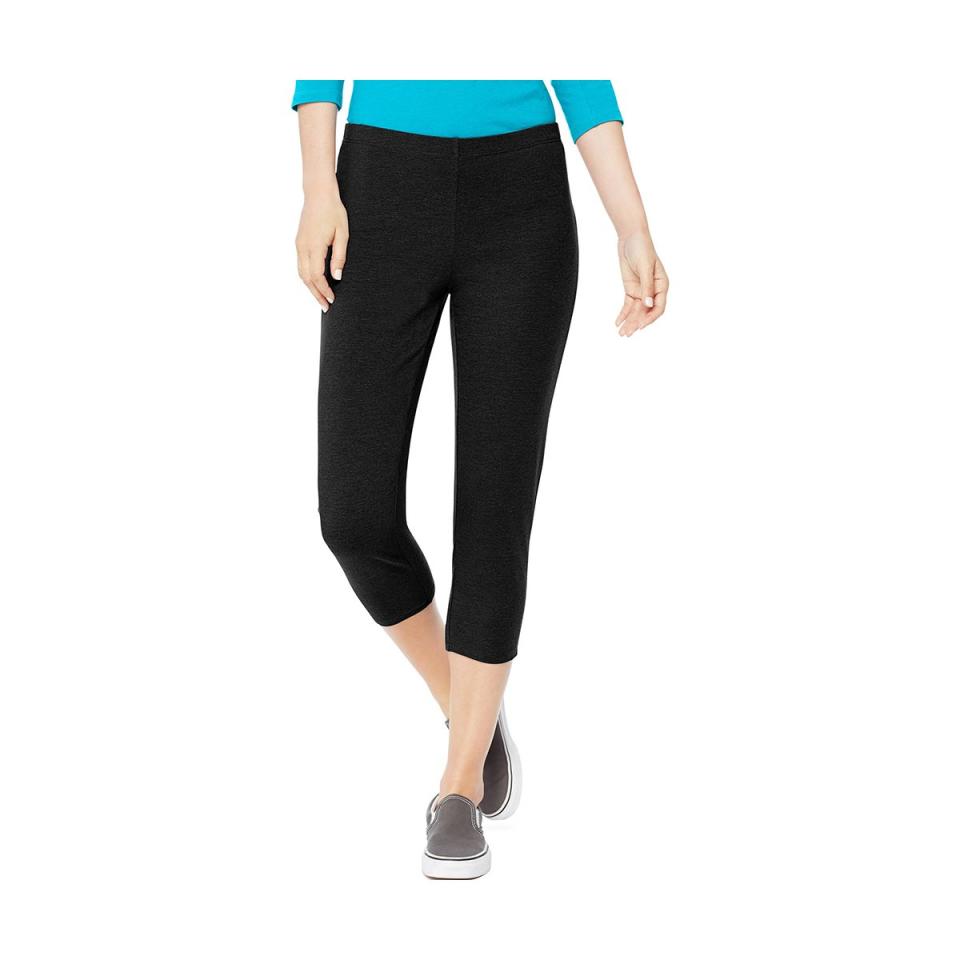 Best Cropped Option: Hanes Women’s Stretch Jersey Capri