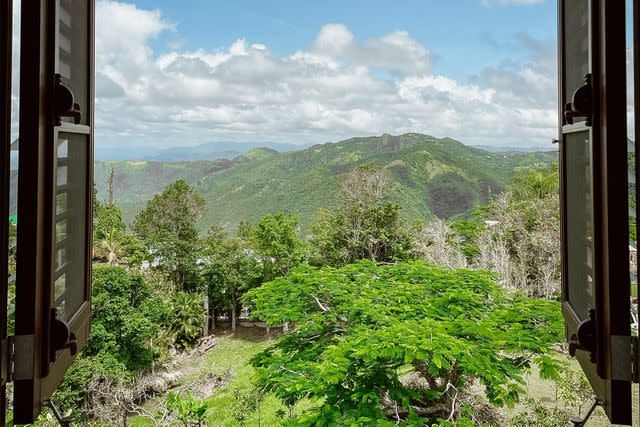 <p>Courtesy of El Pretexto Culinary Farm and Lodge</p> View from a villa at El Pretexto