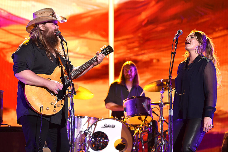 Morgane Stapleton and her husband, Chris Stapleton, could become the second married couple to win for Musical Event of the Year.