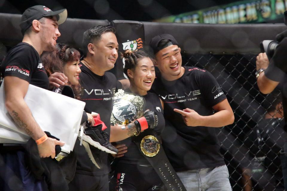 Angela Lee defends ONE Championship title