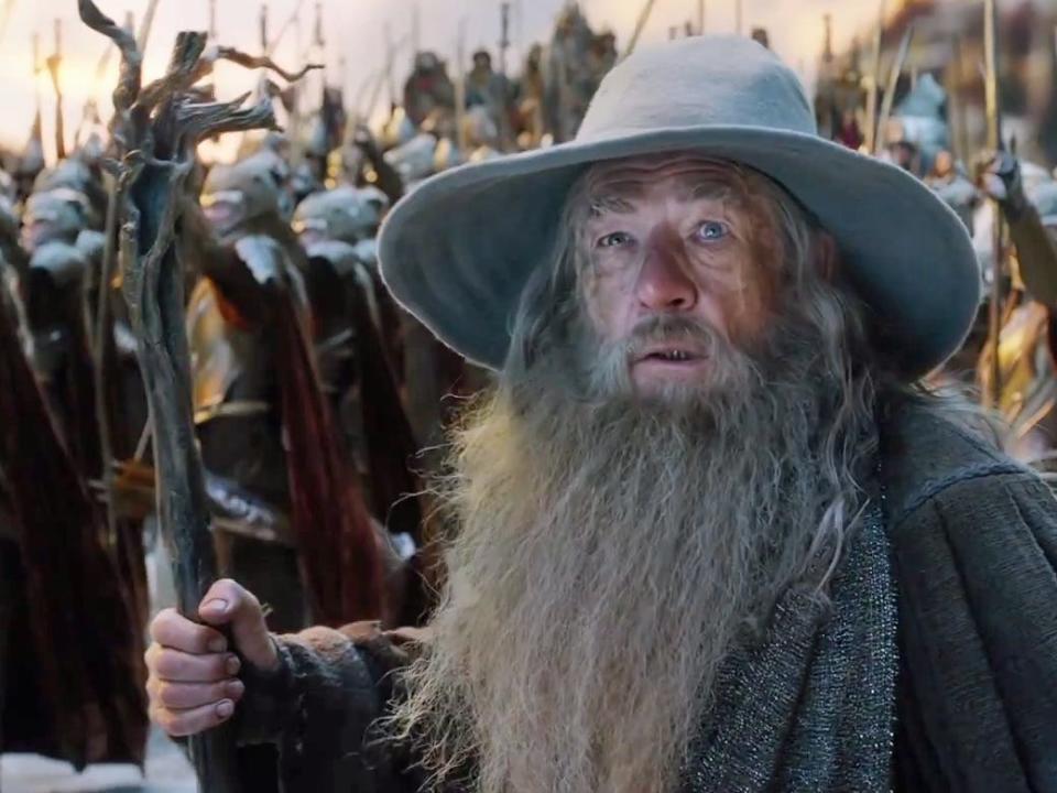 Gandalf, hobbit five armies