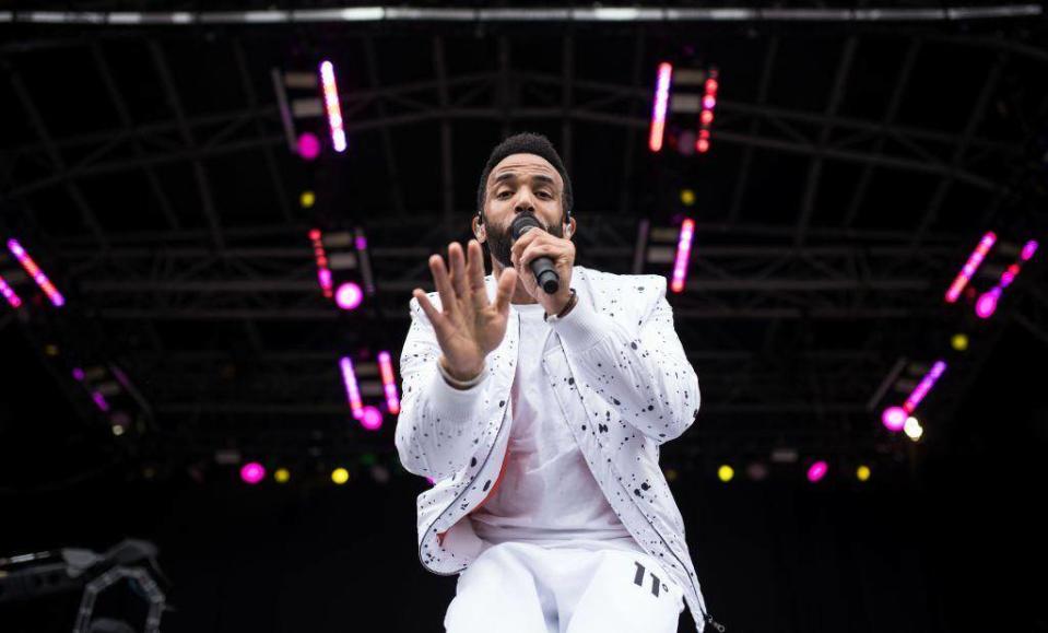 Craig David performs on the Pyramid Stage at the Glastonbury Festival, 24 June 2017 (AFP/Getty Images)