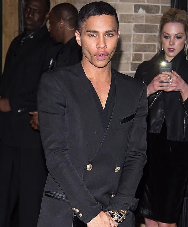 Olivier Rousteing is the creative director of Balmain.