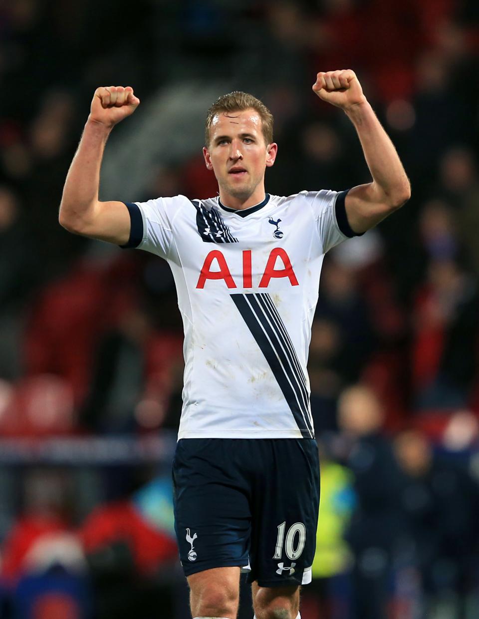 <p>Tottenham Hotspur hotshot Kane hit 25 goals in 38 League games as Spurs finished third. </p>