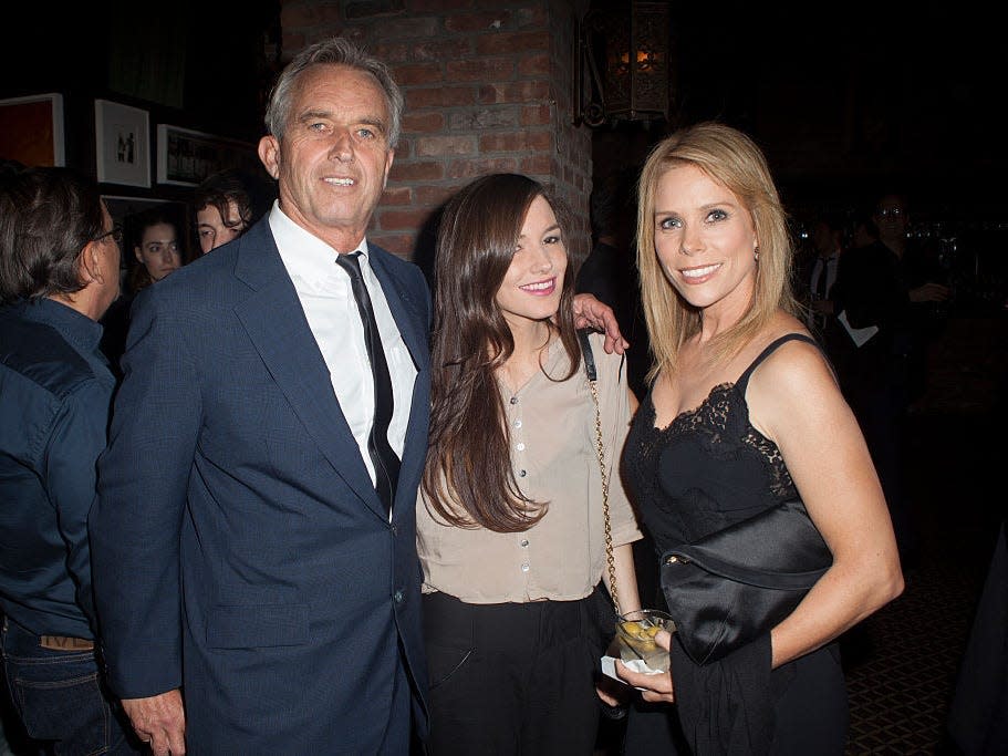 Robert Kennedy Jr., Kathleen Alexandra Kennedy, and Cheryl Hines attend the third annual Turtle Ball at The Bowery Hotel.