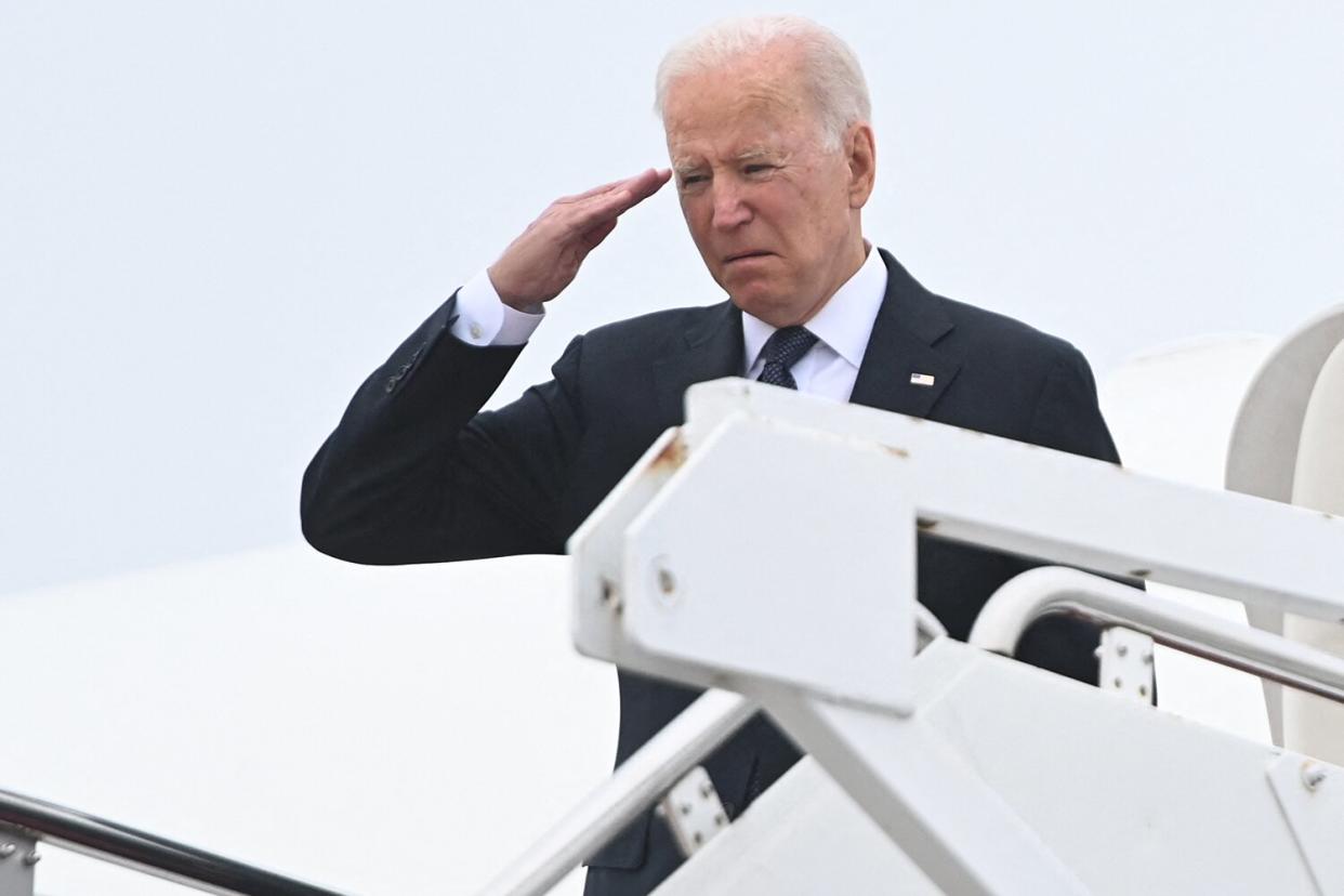 US President Joe Biden boards Air Force One prior to departure from Joint Base Andrews in Maryland, August, 29, 2021.