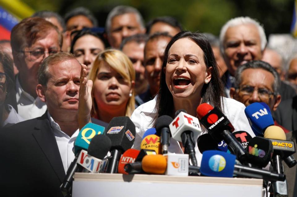 Foto de archivo. El jefe de seguridad de la líder opositora de Venezuela María Corina Machado, Milciades Ávila, fue excarcelado este jueves, con medidas cautelares, tras más de 36 horas detenido, informó la antichavista, quien consideró la liberación como un “primer paso para revertir esta injusticia”.