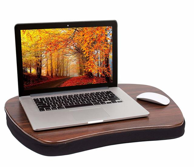 Lap Desk for Laptop, Lightweight Lap Desk with Pillow Cushion, Fits up