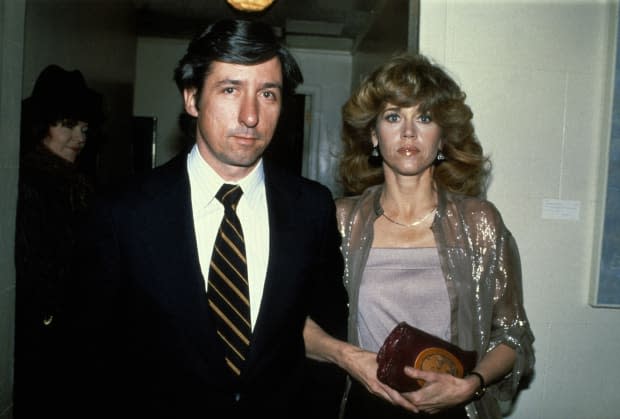 Jane Fonda and Tom Hayden attend the Los Angeles Premiere of "The China Syndrome" circa 1979<p><a href="https://www.gettyimages.com/detail/582214381" rel="nofollow noopener" target="_blank" data-ylk="slk:Images Press/Getty Images;elm:context_link;itc:0;sec:content-canvas" class="link ">Images Press/Getty Images</a></p>