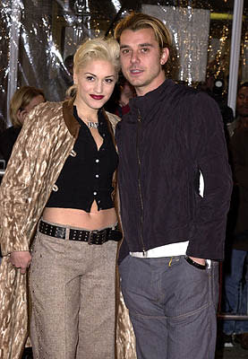 Gwen Stefani and Gavin Rossdale at the Mann National Theater premiere of Dreamworks' The Mexican