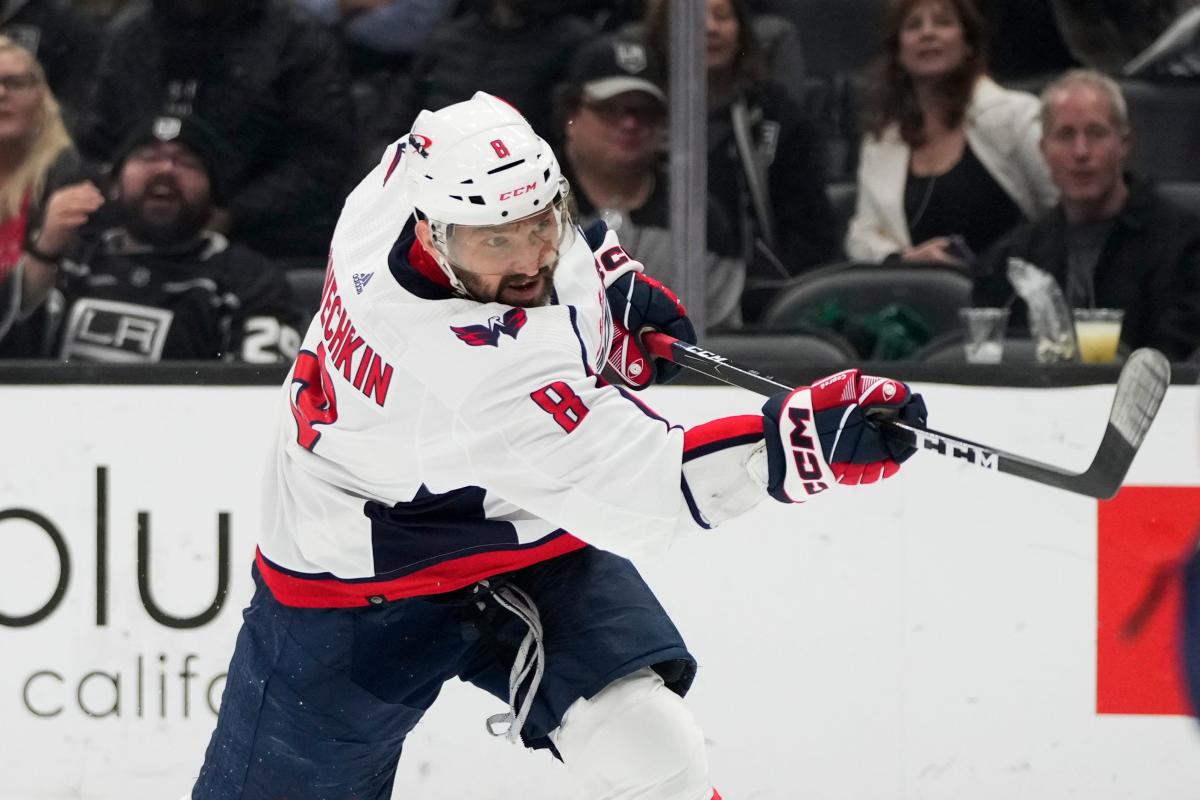 Alex Ovechkin Passes Luc Robitaille for Most Career Points By Left