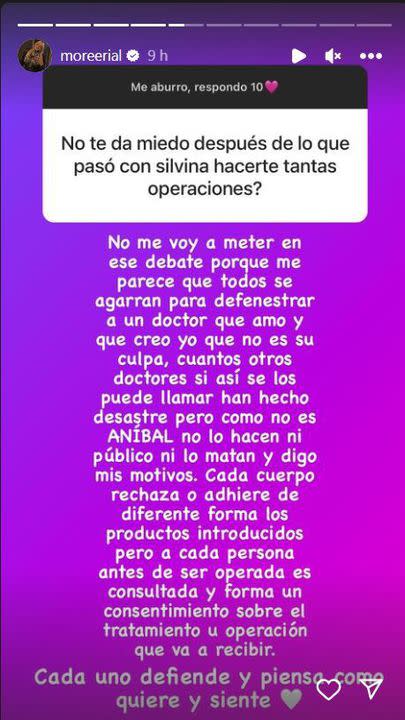 El posteo de Morena Rial sobre Aníbal Lotocki