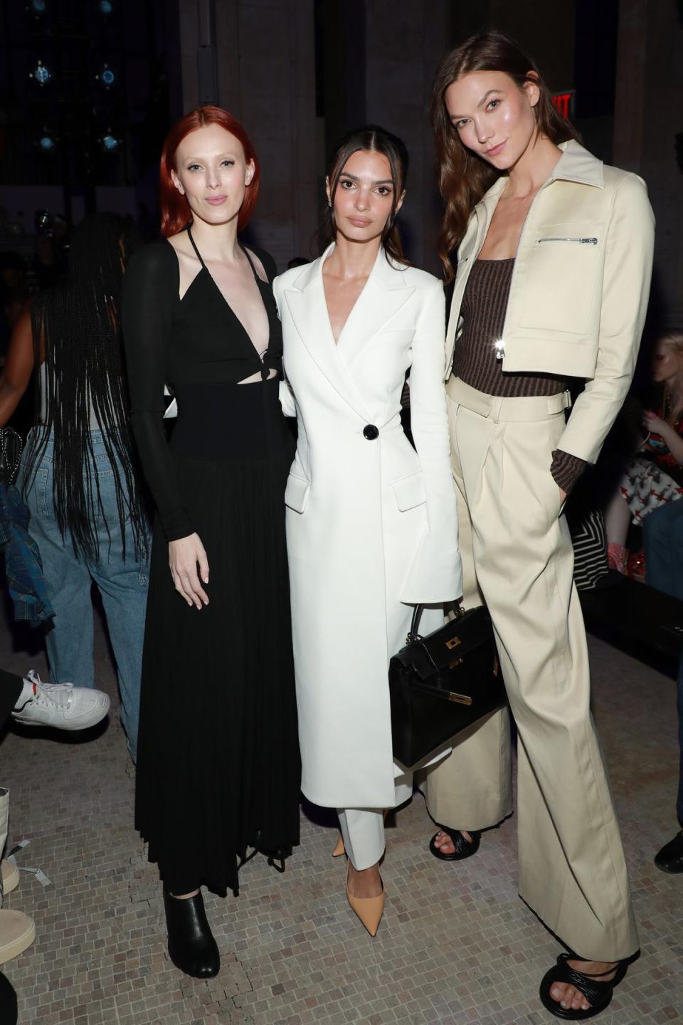 Karen Elson, Emily Ratajkowski and Karlie Kloss at Proenza Schouler (Getty Images for NYFW: The Shows)