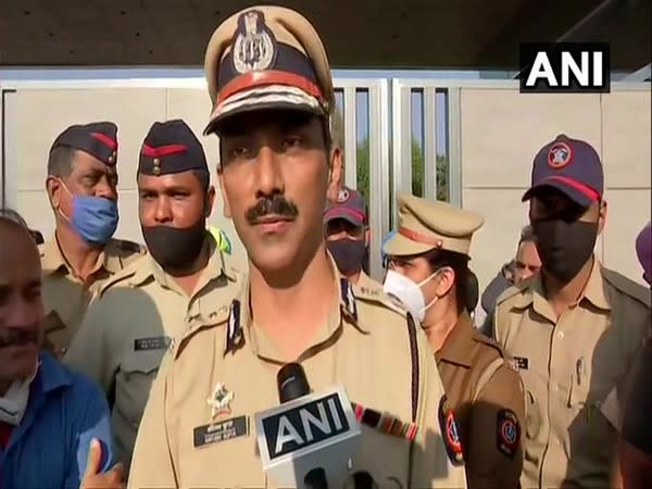 Pune Police Commissioner talking about fire incident at SII's Manjri plant, which started on Thursday afternoon. (Photo/ANI) 