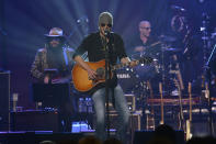 <b>18. Eric Church - $11,015,773.11</b><br><br>Eric Church performs onstage at the Love for Levon Benefit to Save the Barn Concert in East Rutherford, New Jersey.