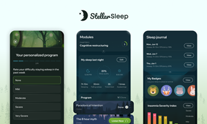 25 million Americans suffer from chronic insomnia, defined as sleep problems 3+ nights a week for 3+ months. The Stellar Sleep app is grounded in Cognitive Behavioral Therapy (CBT), and in a clinical assessment of 500 users, Stellar Sleep was 50 percent more effective than sleeping pills.