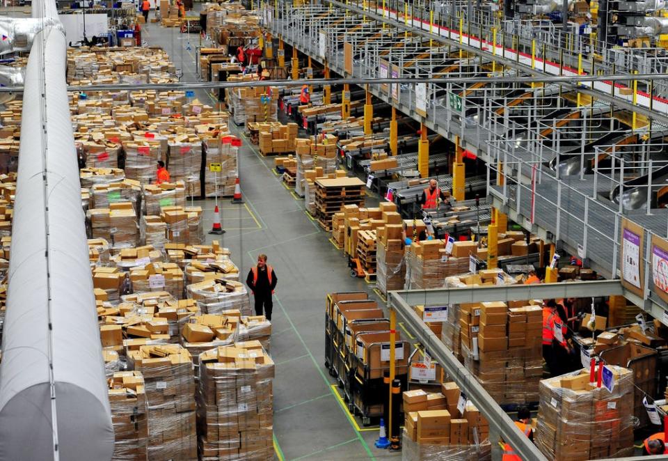 Amazon is creating 500 jobs at its new fulfilment centre in Dublin (Nick Ansell/PA) (PA Wire)