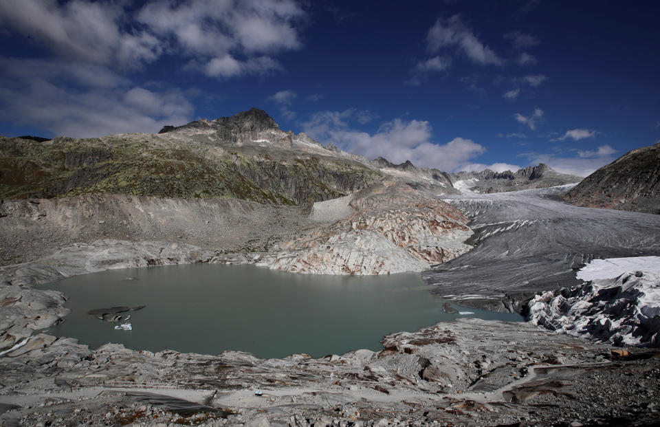 La desaparición de los glaciares de Suiza