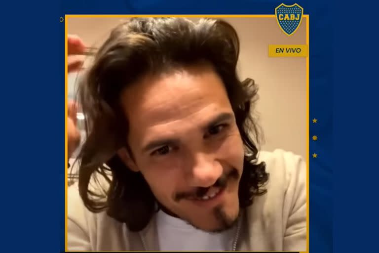 Cavani dio su primera entrevista individual como futbolista de Boca