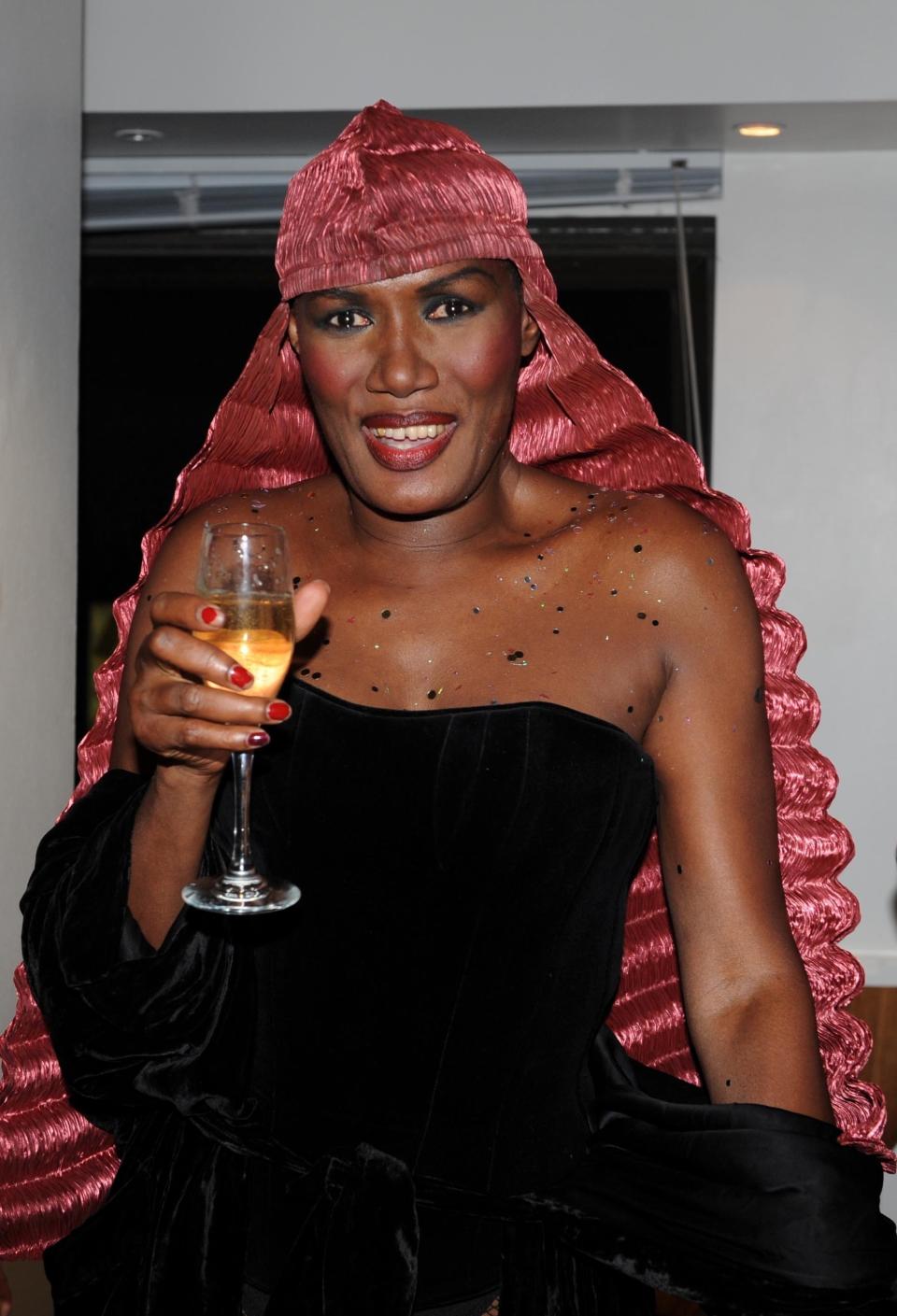 2008: Grace Jones After her concert at Royal Festival Hall, London.&nbsp;