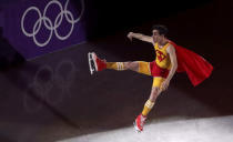 Figure Skating - Pyeongchang 2018 Winter Olympics - Gala Exhibition - Gangneung Ice Arena - Gangneung, South Korea - February 25, 2018 - Javier Fernandez of Spain performs. REUTERS/Lucy Nicholson