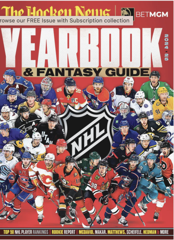 Get The Hockey News 2024-25 Yearbook for the big picture.<p>The Hockey News</p>