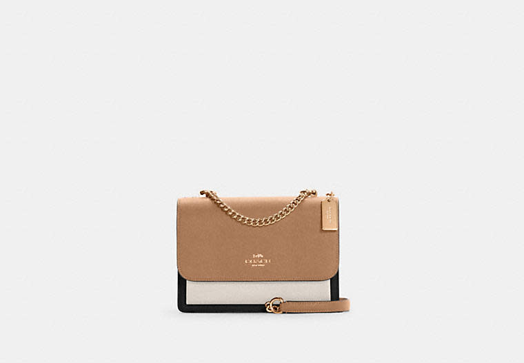 Klare Crossbody In Colorblock. Image via Coach Outlet.